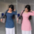 Pack Of 2 Handmade Ajrakh Block Printed Rayon Fabric  Short Kurti For Women's
