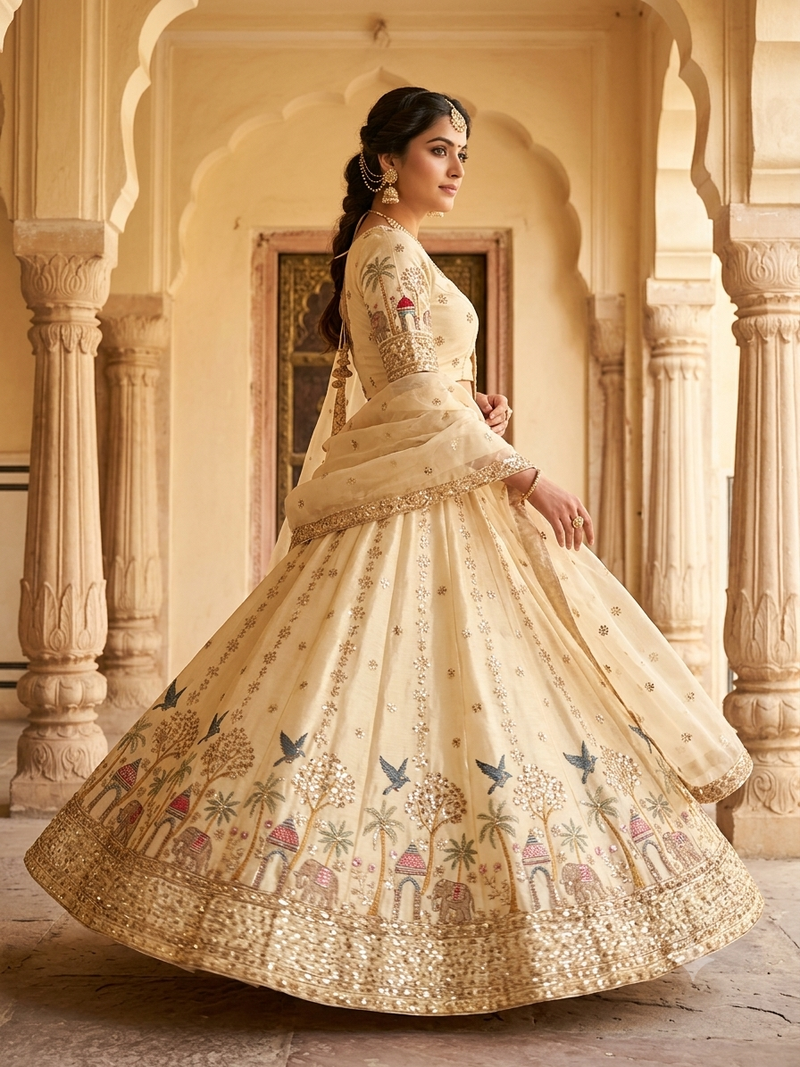new desiger party wear lehanga 