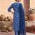 Floral printed cotton straight kurta set for women