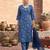 Floral printed cotton straight kurta set for women