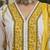White floral printed anarkali kurta set for women