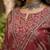 Maroon floral printed straight kurta set for women