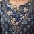 Blue floral printed straight kurta set for women