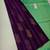 Purple pista silk blend jacuard work festival saree with unstitched blouse piece