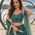GREEN NET THREAD WITH ZARI AND SEQUINCE WORK FESTIVE LEHENGA CHOLI SET FOR WOMEN'S