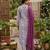 Off white floral printed straight kurta set for women