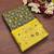Green yellow silk blend jacuard work festival saree with unstitched blouse piece