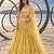 YELLOW NET THREAD WITH ZARI AND SEQUINCE WORK FESTIVE LEHENGA CHOLI SET FOR WOMEN'S