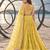YELLOW NET THREAD WITH ZARI AND SEQUINCE WORK FESTIVE LEHENGA CHOLI SET FOR WOMEN'S