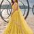 YELLOW NET THREAD WITH ZARI AND SEQUINCE WORK FESTIVE LEHENGA CHOLI SET FOR WOMEN'S