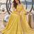 YELLOW NET THREAD WITH ZARI AND SEQUINCE WORK FESTIVE LEHENGA CHOLI SET FOR WOMEN'S