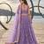 LAVENDER NET THREAD WITH ZARI AND SEQUINCE WORK FESTIVE LEHENGA CHOLI SET FOR WOMEN'S