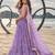 LAVENDER NET THREAD WITH ZARI AND SEQUINCE WORK FESTIVE LEHENGA CHOLI SET FOR WOMEN'S