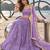 LAVENDER NET THREAD WITH ZARI AND SEQUINCE WORK FESTIVE LEHENGA CHOLI SET FOR WOMEN'S