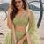 PISTA GREEN NET THREAD WITH ZARI AND SEQUINCE WORK FESTIVE LEHENGA CHOLI SET FOR WOMEN'S