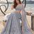 GREY NET THREAD WITH ZARI AND SEQUINCE WORK FESTIVE LEHENGA CHOLI SET FOR WOMEN'S
