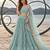 DUSTY GREEN NET THREAD WITH ZARI AND SEQUINCE WORK FESTIVE LEHENGA CHOLI SET FOR WOMEN'S