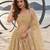 BEIGE NET THREAD WITH ZARI AND SEQUINCE WORK FESTIVE LEHENGA CHOLI SET FOR WOMEN'S