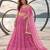 PINK NET THREAD WITH ZARI AND SEQUINCE WORK FESTIVE LEHENGA CHOLI SET FOR WOMEN'S