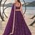 PURPLE NET THREAD WITH ZARI AND SEQUINCE WORK FESTIVE LEHENGA CHOLI SET FOR WOMEN'S