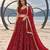 RED NET THREAD WITH ZARI AND SEQUINCE WORK FESTIVE LEHENGA CHOLI SET FOR WOMEN'S