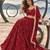 RED NET THREAD WITH ZARI AND SEQUINCE WORK FESTIVE LEHENGA CHOLI SET FOR WOMEN'S