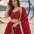 RED NET THREAD WITH ZARI AND SEQUINCE WORK FESTIVE LEHENGA CHOLI SET FOR WOMEN'S