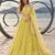 LIGHT YELLOW NET THREAD WITH ZARI AND SEQUINCE WORK FESTIVE LEHENGA CHOLI SET FOR WOMEN'S