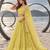 LIGHT YELLOW NET THREAD WITH ZARI AND SEQUINCE WORK FESTIVE LEHENGA CHOLI SET FOR WOMEN'S