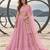 BABY PINK NET THREAD WITH ZARI AND SEQUINCE WORK FESTIVE LEHENGA CHOLI SET FOR WOMEN'S