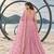 BABY PINK NET THREAD WITH ZARI AND SEQUINCE WORK FESTIVE LEHENGA CHOLI SET FOR WOMEN'S