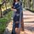 Grey black silk blend jacuard work festival saree with unstitched blouse piece