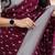 Maroon silk blend jacuard work festival saree with unstitched blouse piece