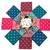 Rama  silk blend jacuard work festival saree with unstitched blouse piece