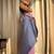 Pink blue silk blend jacuard work festival saree with unstitched blouse piece