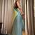 Pista green silk blend jacuard work festival saree with unstitched blouse piece