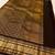 Black silk blend jacuard work festival saree with unstitched blouse piece