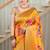 chandrika tussar with cherry blossom print