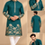 Green Color Embroidered Foil Gold Work Design Fabric Soft Silk Mens Ethnic Wear Festival Kurta Pajama Set