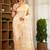 Aarini- Silk blend saree with contrast blouse piece Hand Embroidery
