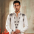 White lachka kurta pant set withembroidery and handwork