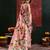 Peach woven, floral cotton silk paithani saree with blouse