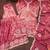 Dusty rose silk embroidered kurti with sharara and dupatta set