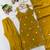 Women's mustard yellow embroidered kurti sharara set with dupatta