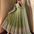 Women's designer shaded green anarkali gown suit with bottom & dupatta