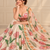 Cream Premium Star Georgette Lehenga Choli