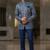 Blue jodhpuri for men