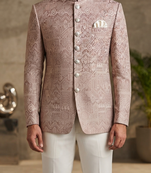 Pastel pink jodhpuri for men