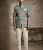 Grey jodhpuri for men