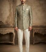 Pista green jodhpuri for men